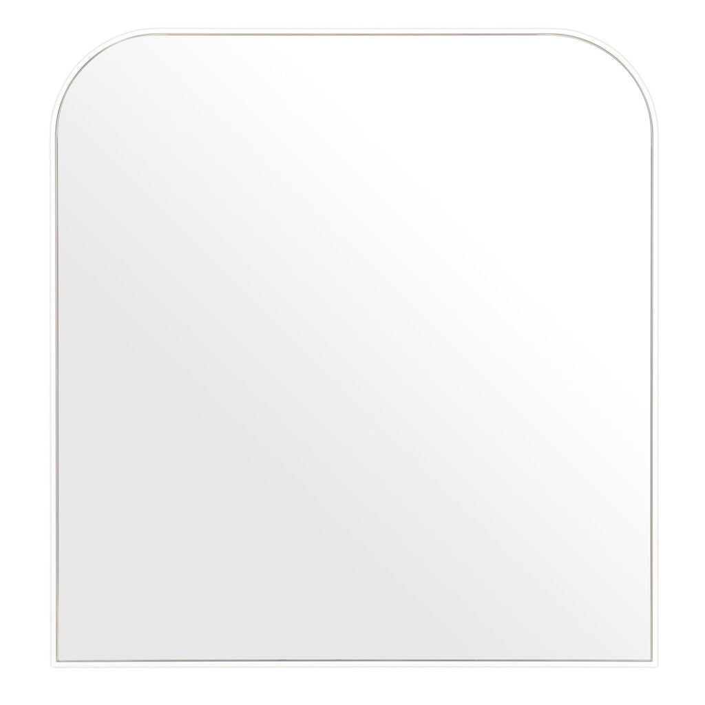 Bathroom Arch Mirror White