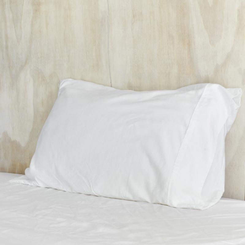 Mulberry Threads Co. Bed Linen + Towels Organic Bamboo Pillowslip, White