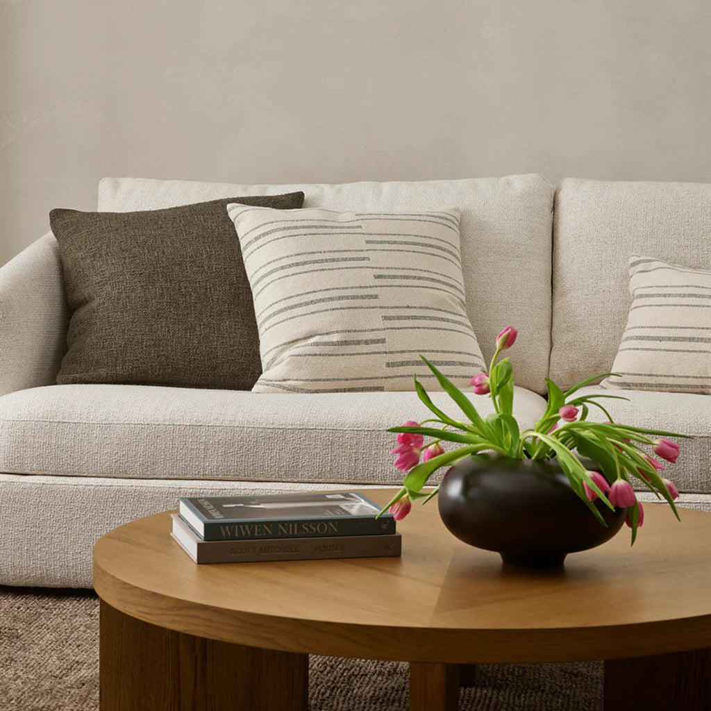 Premium sage green cushion by Baya - Abbot collection nature-inspired home accent.