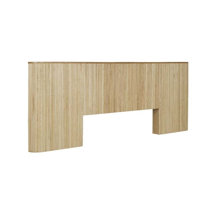 Feature wooden bedhead shelf