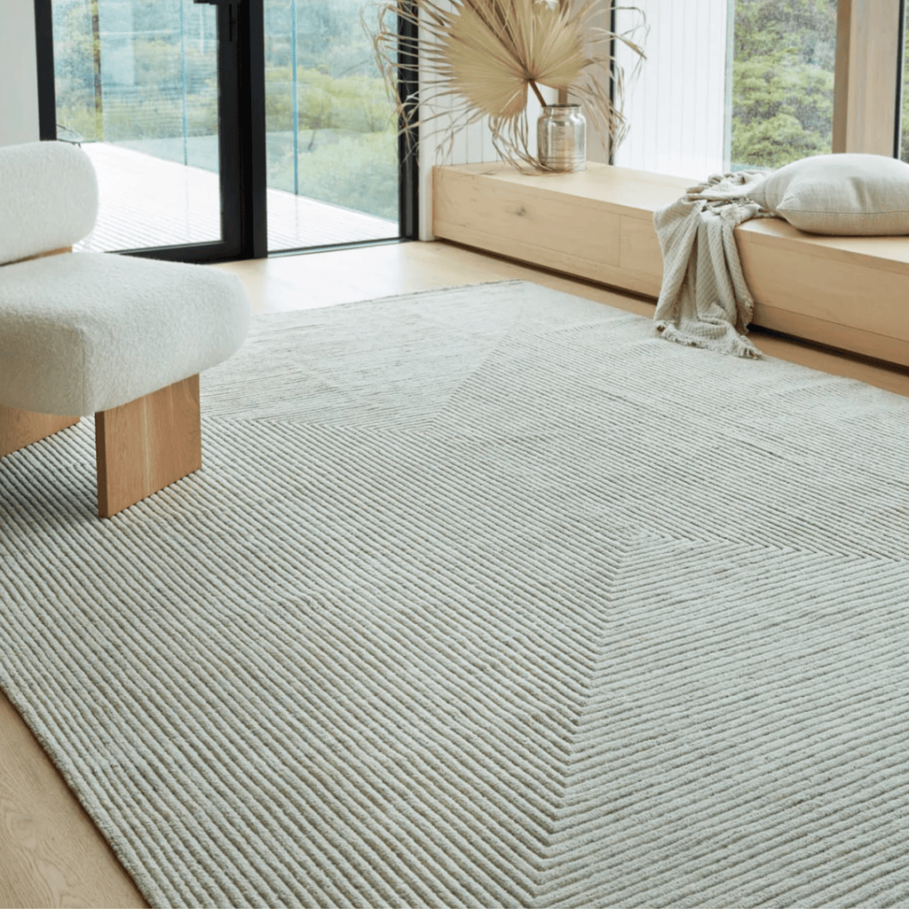 Tribe Home Bison floor rug – robust and warm style with handcrafted appeal