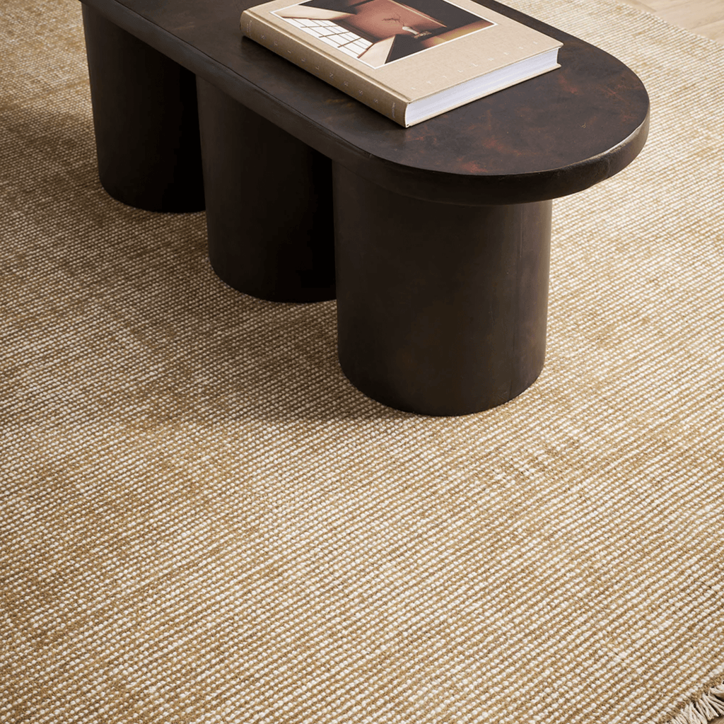 Corbett area rug by Baya Living displayed in modern home interior.