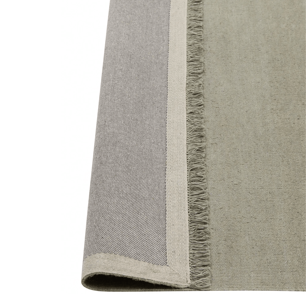 Weave Home Emilio Rug in Flint colourway - detailed view showcasing charcoal tones and texture