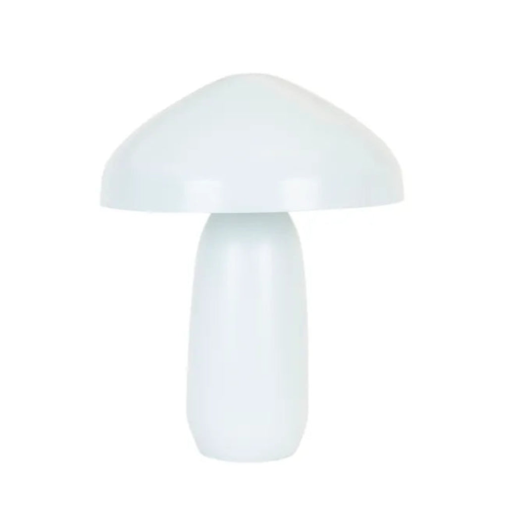Easton Curve Table Lamp in Overcast on white background