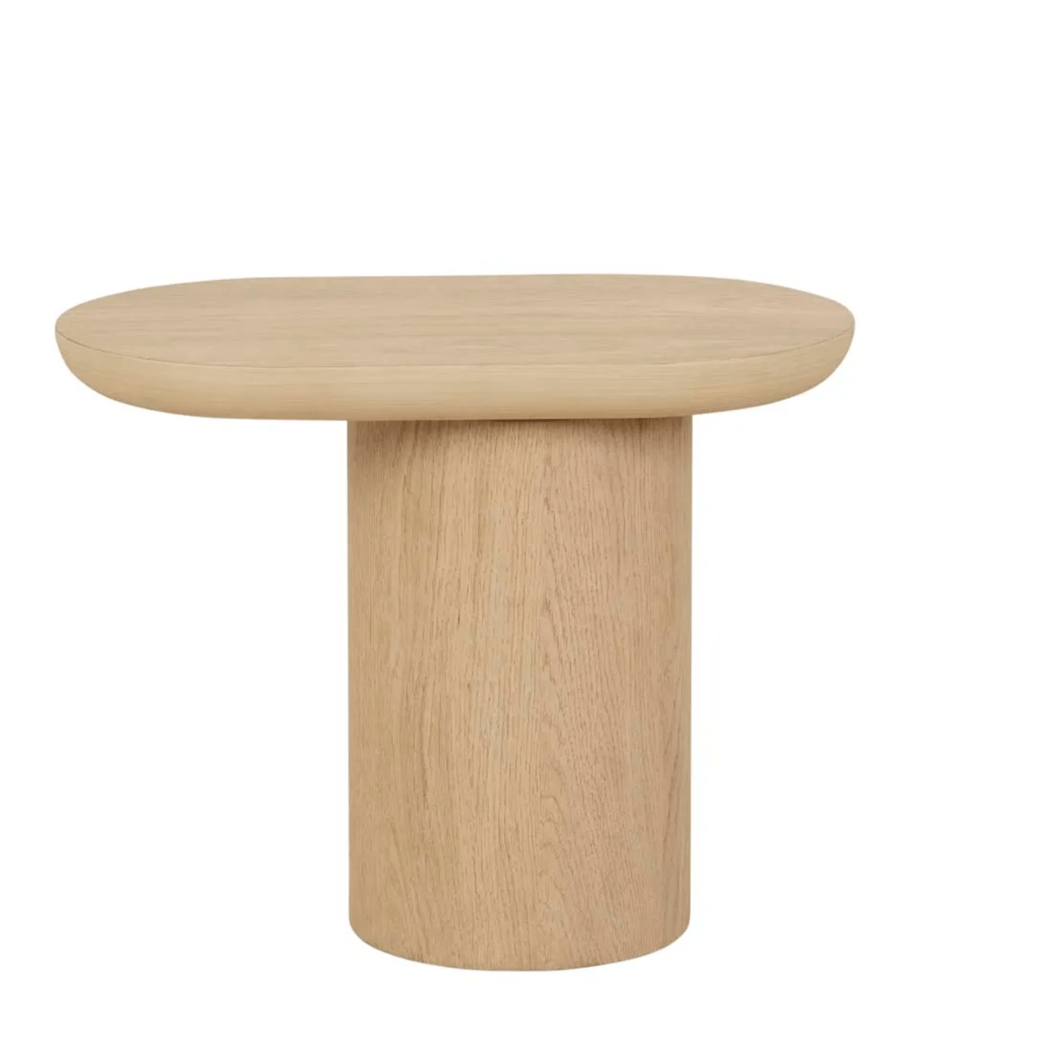 Seb Side Table GlobeWest Seb Pedestal Side Table Oak Perth Stockist + Australia-Wide ...