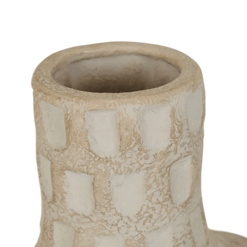 GlobeWest Hanson Dapple Vase Henna — textured decorative vase