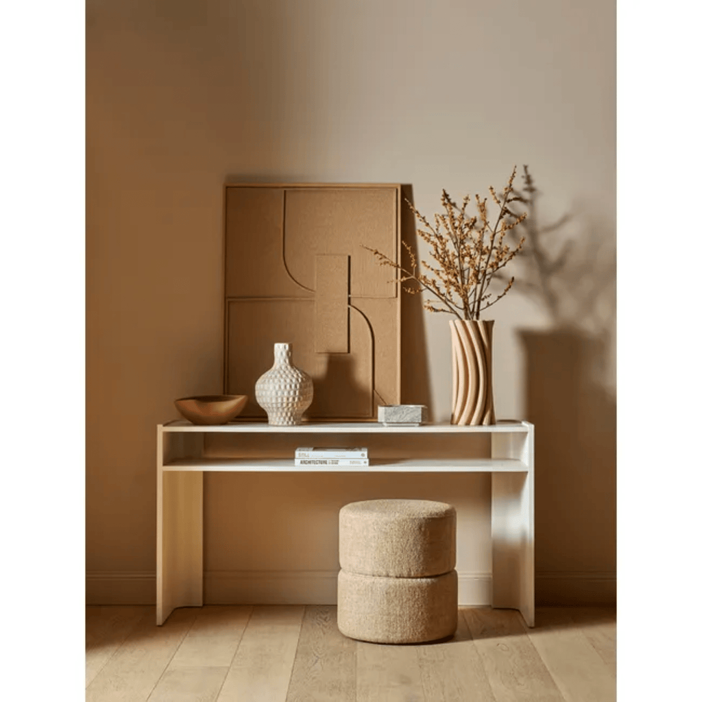 GlobeWest Hanson Dapple Vase Henna in living room styling