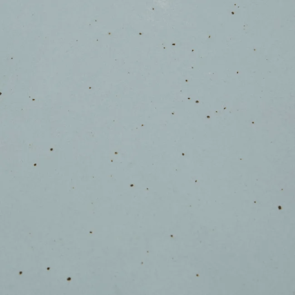 GlobeWest Hanson Round Side Table Pale Blue close-up ceramic texture