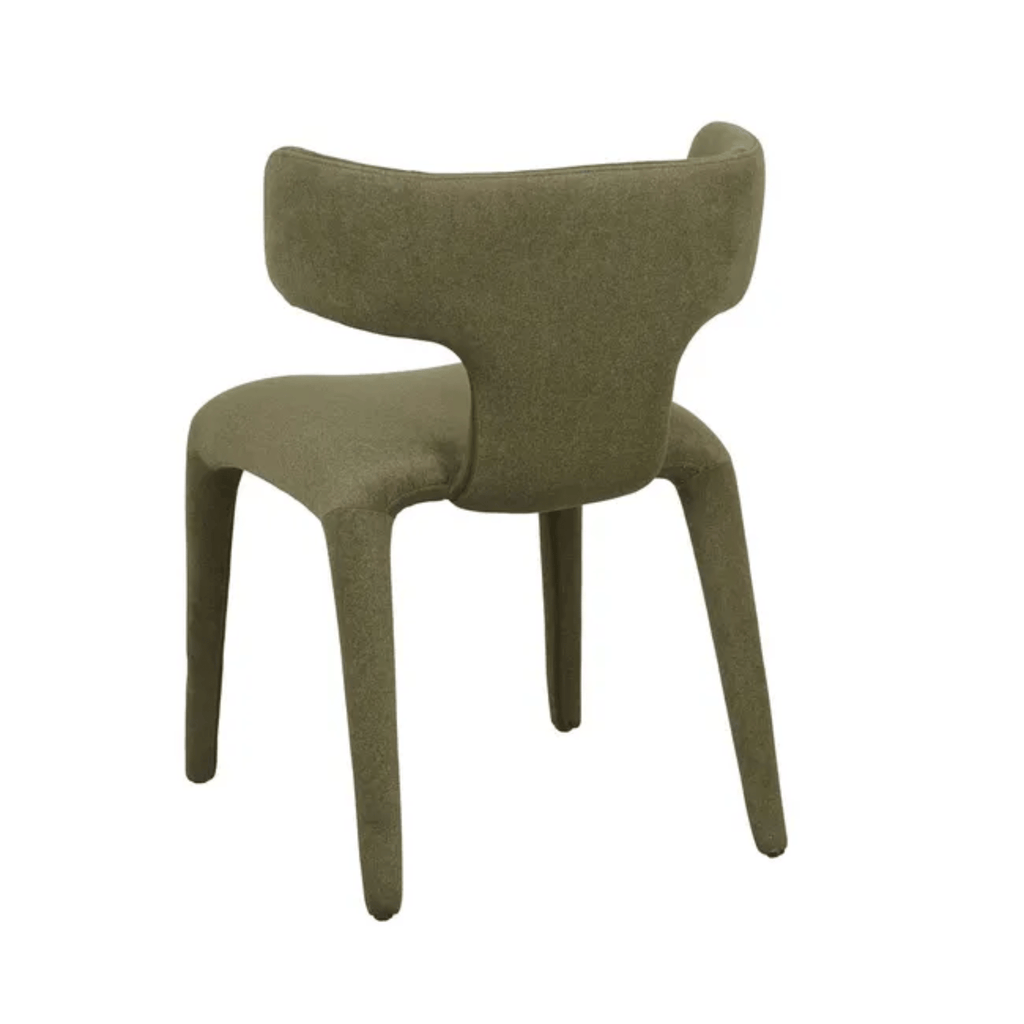 GlobeWest Hector Dining Chair in Leif finish showcasing natural wood tones