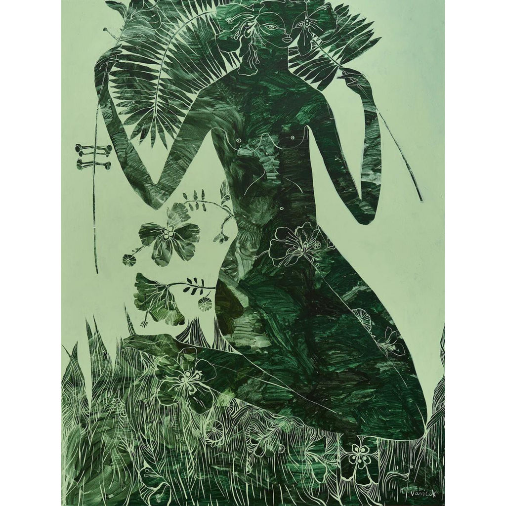 Limited edition print, Jungle Flower by Byron Bay Artist Jai Vasicek.