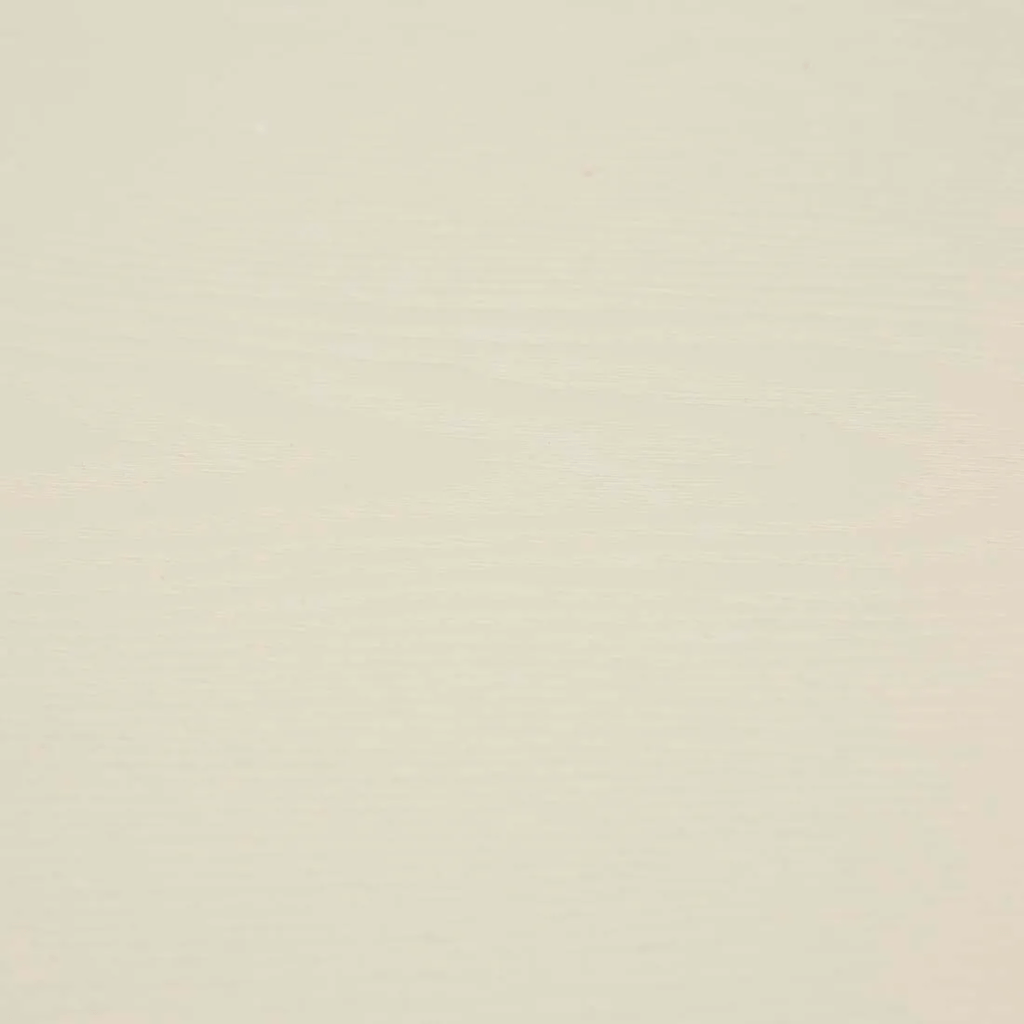 Minimalist off‑white veneer table with gently rounded tabletop corners and fluted pedestal supports for a clean, modern aesthetic.