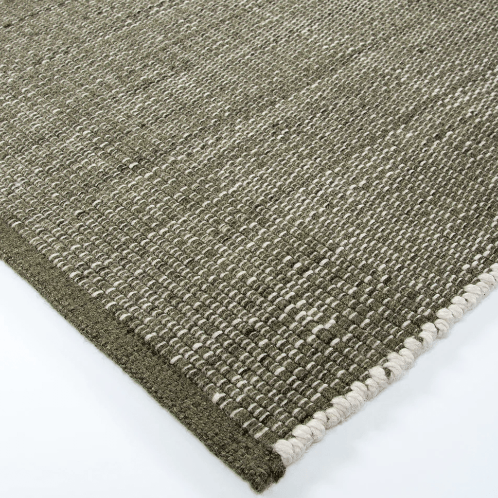 Olive green Lonsdale Indoor Outdoor Rug with contemporary pattern