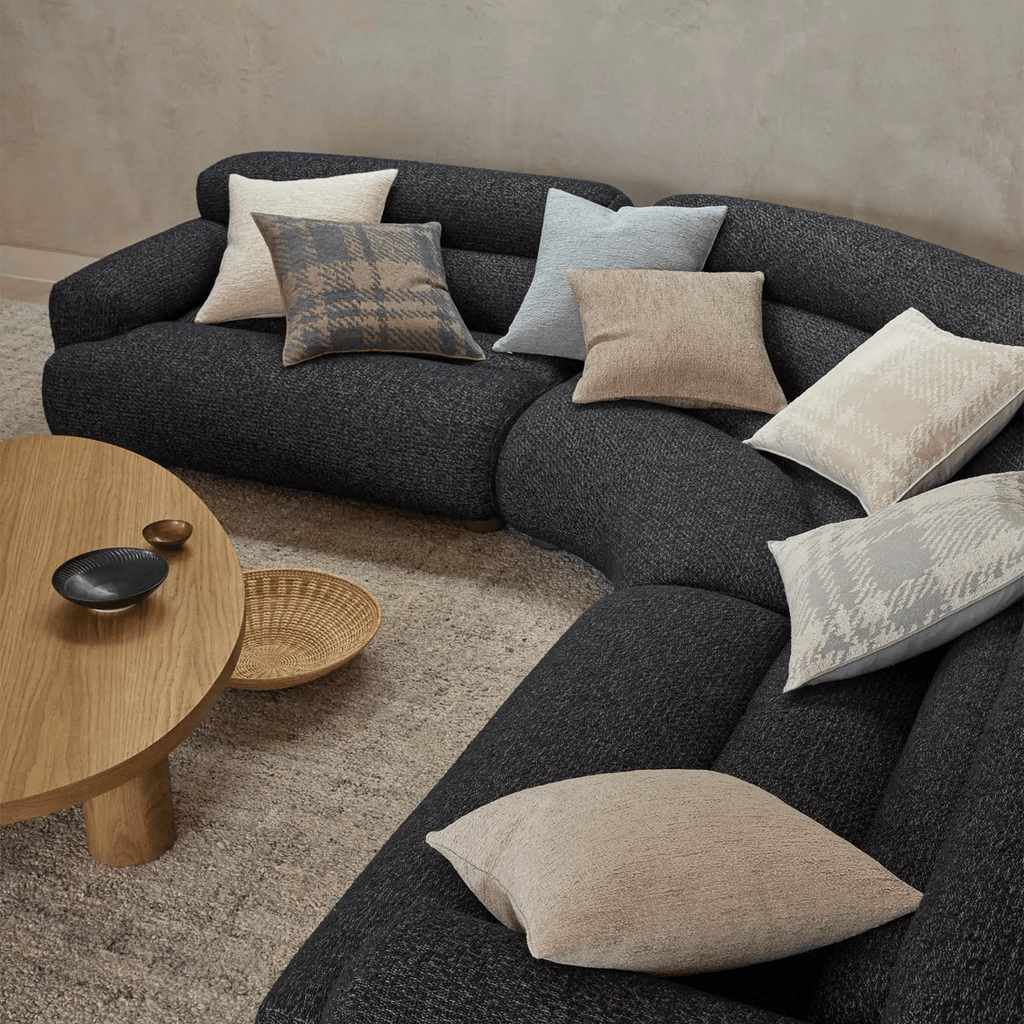 Weave Home Marceau Rug Fox colourway - edge detail showcasing premium finishing