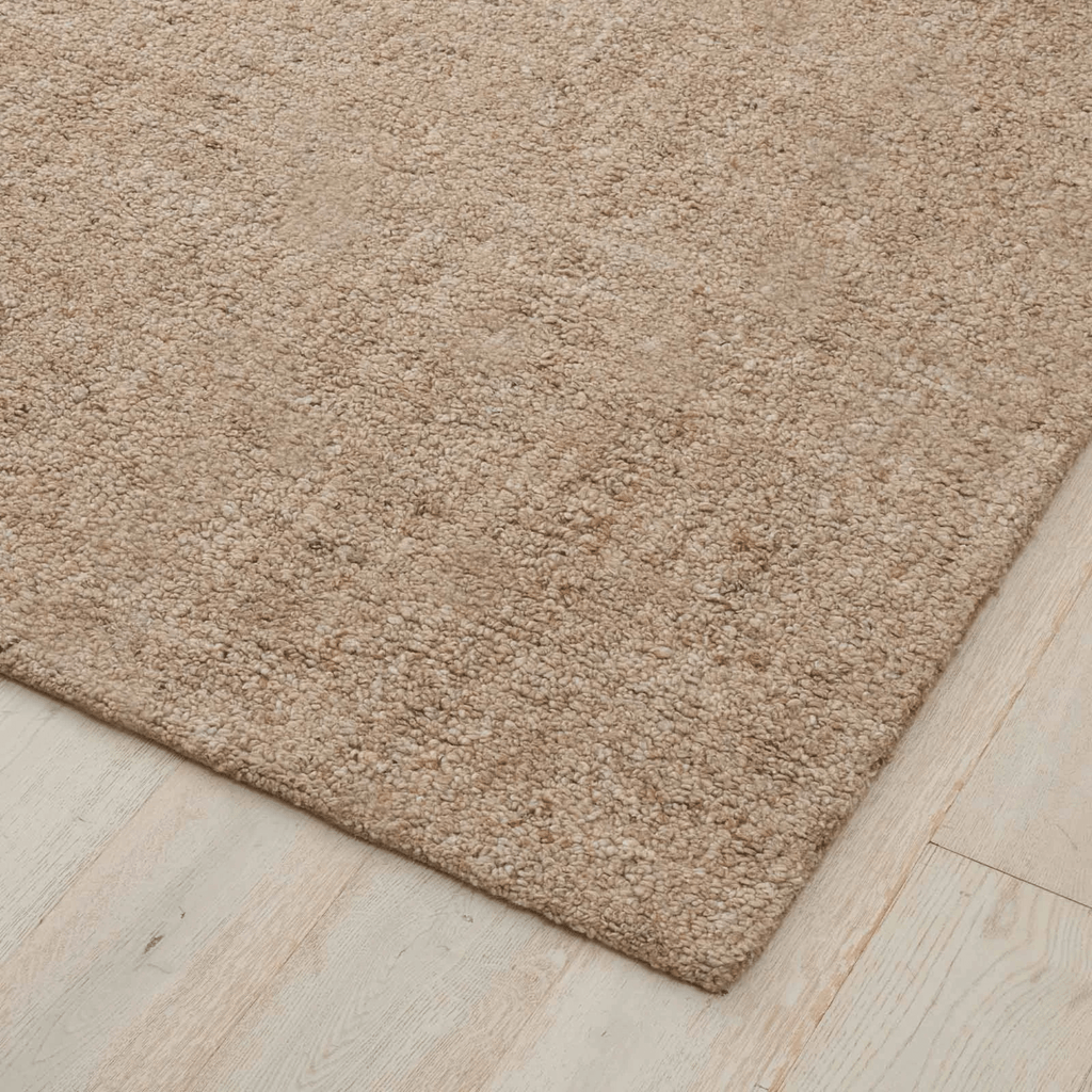 Weave Home Marceau Rug in Taupe colourway - detailed view highlighting warm neutral tones and intricate pattern