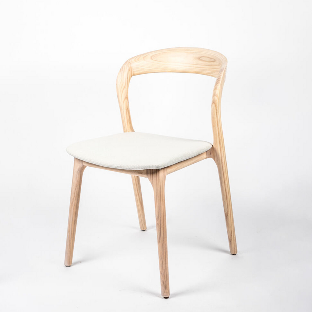 Curved oak dining chair - Raglan Dining Chair