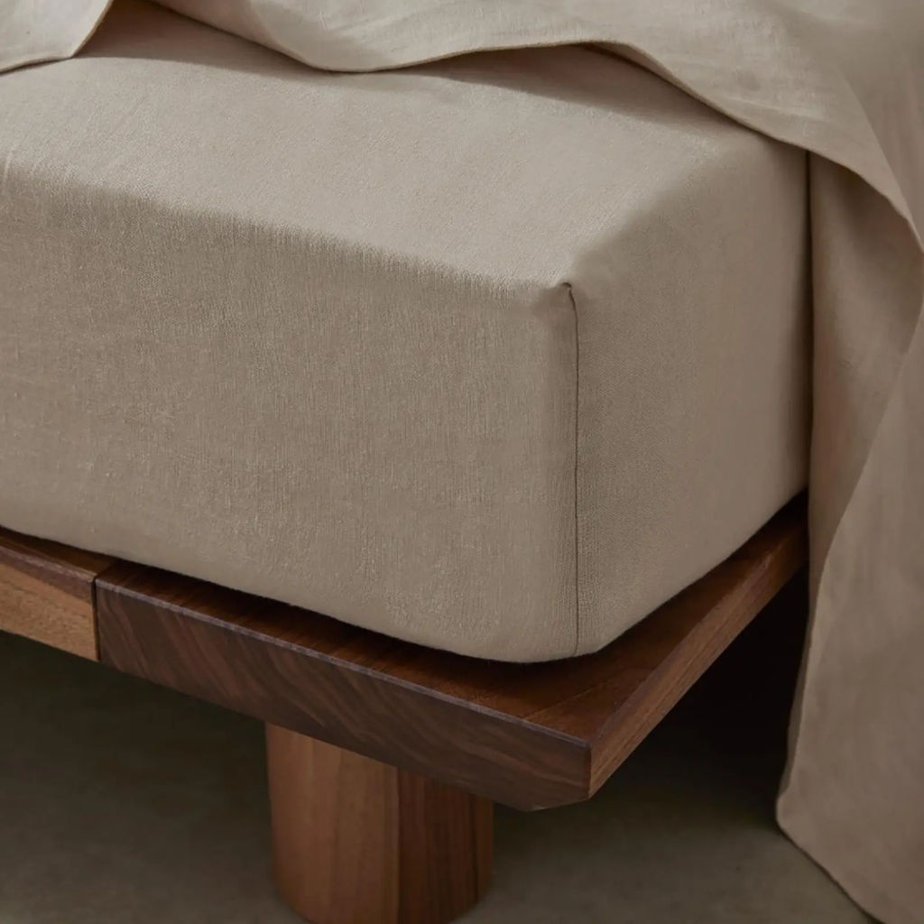 Weave Home Ravello Fitted Sheet 100% premium European Linen.