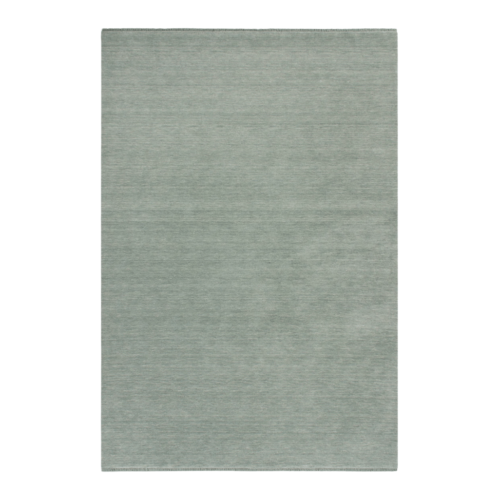 Baya Living Sandringham floor rug in aquamarine blue - detailed pattern view