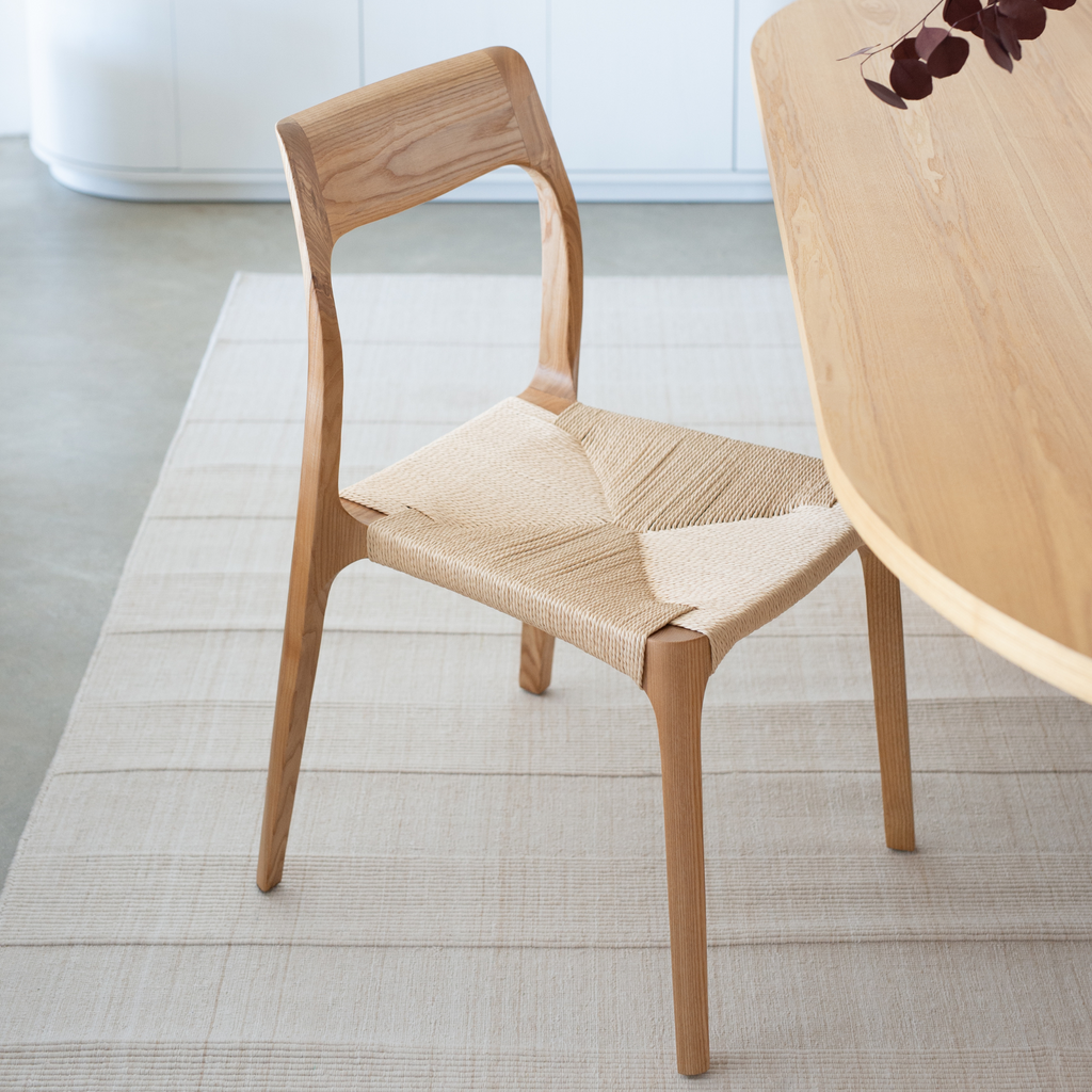 rope seat dining chair
