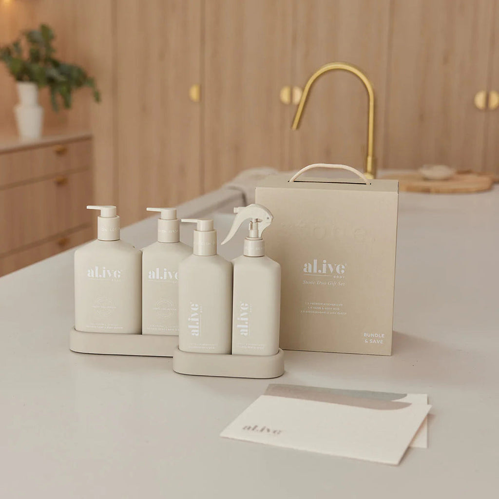 Alive Kitchen Trio - Dishwashing liquid, Hand Wash & Bench Spray ...