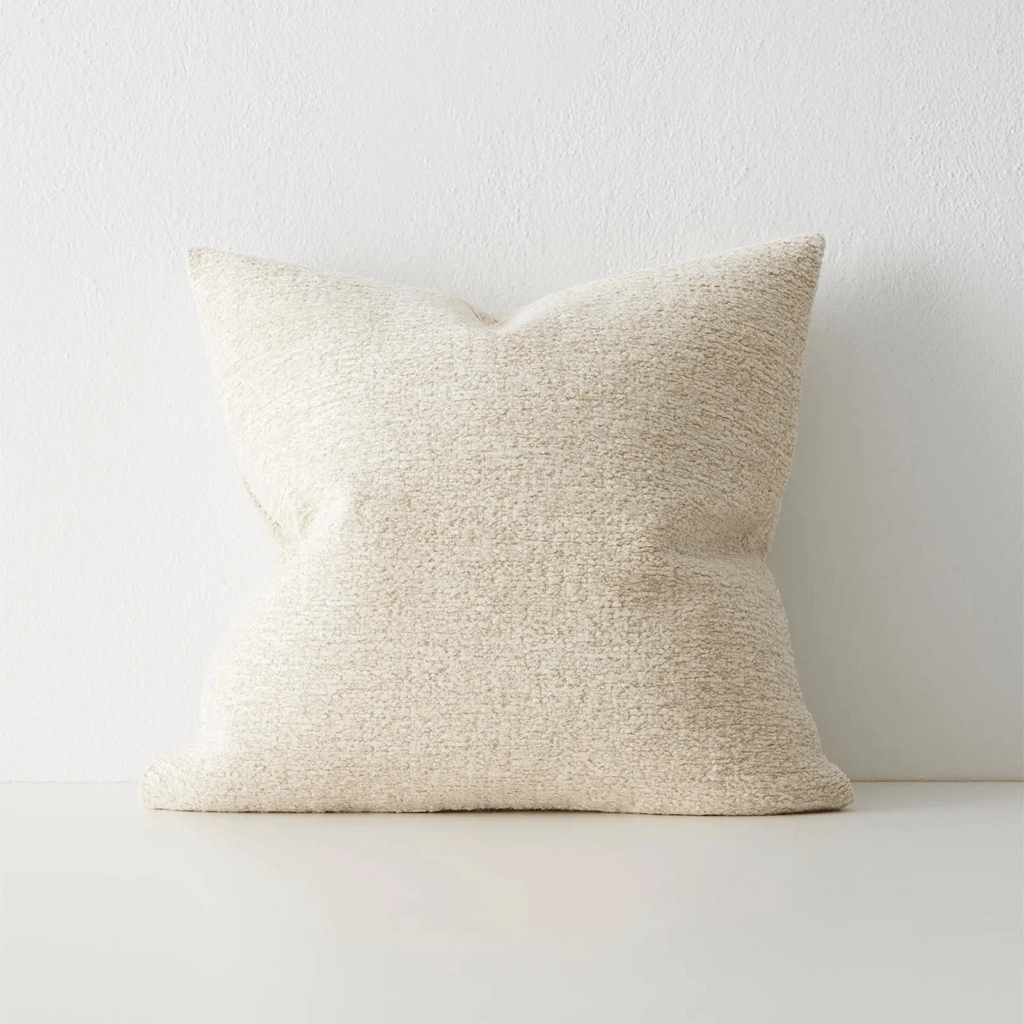 Weave Home laurent cushion macadamia available at Granite Lane Perth