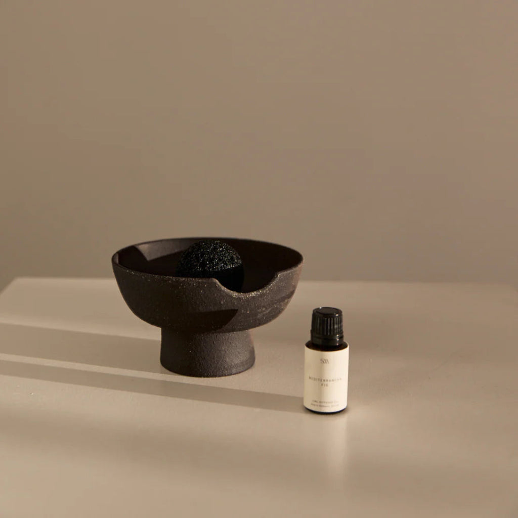 Studio McKenna Volcanic Rock Diffuser in Mediterranean Fig Scent, perfect for gifting.