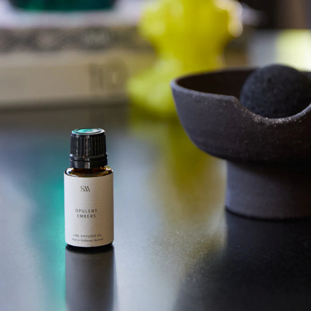 Studio Mckenna Diffuser Oil Styled with volcanic diffuser bowl