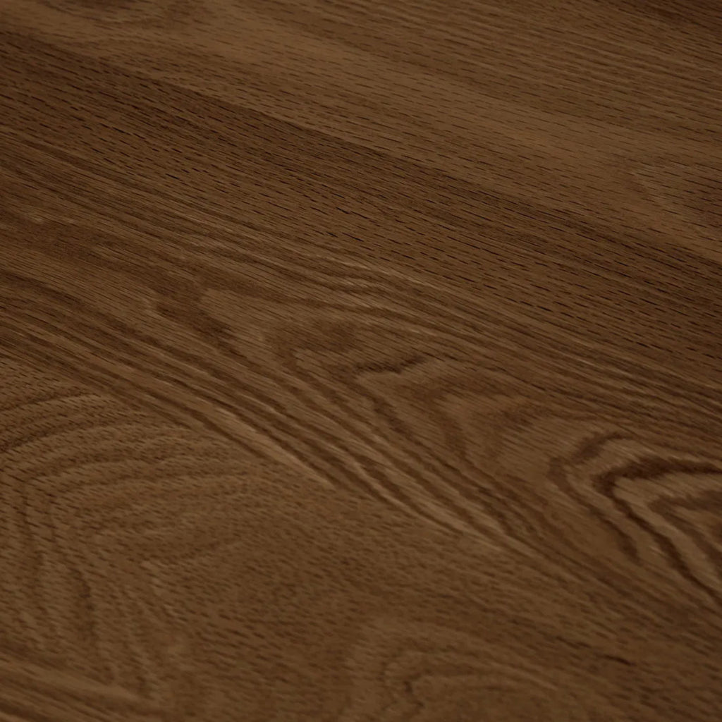 Close‑up of Solstice Slice Coffee Table in Mocha Oak, by GlobeWest