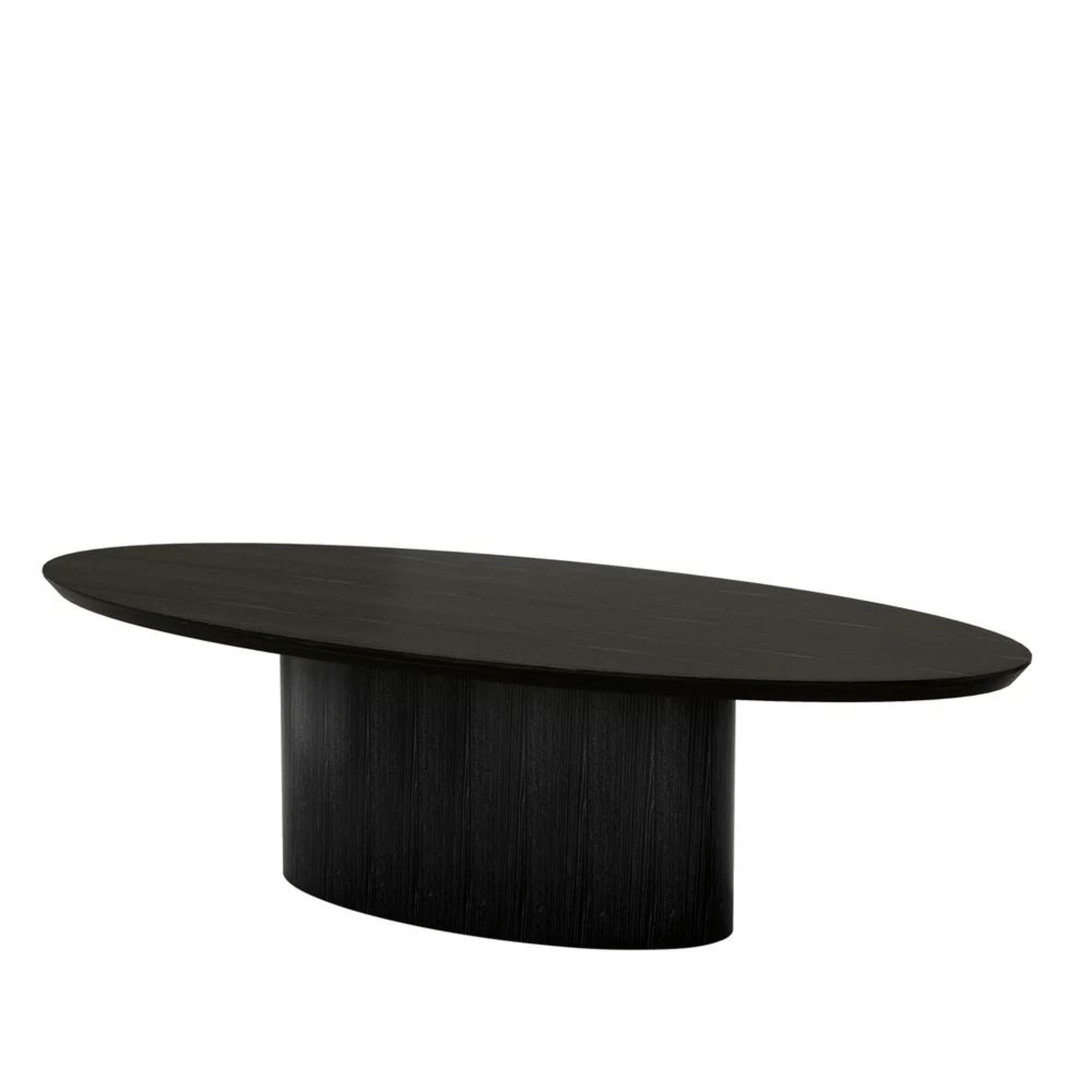 Casa Oval Dining Table Black Granite Lane