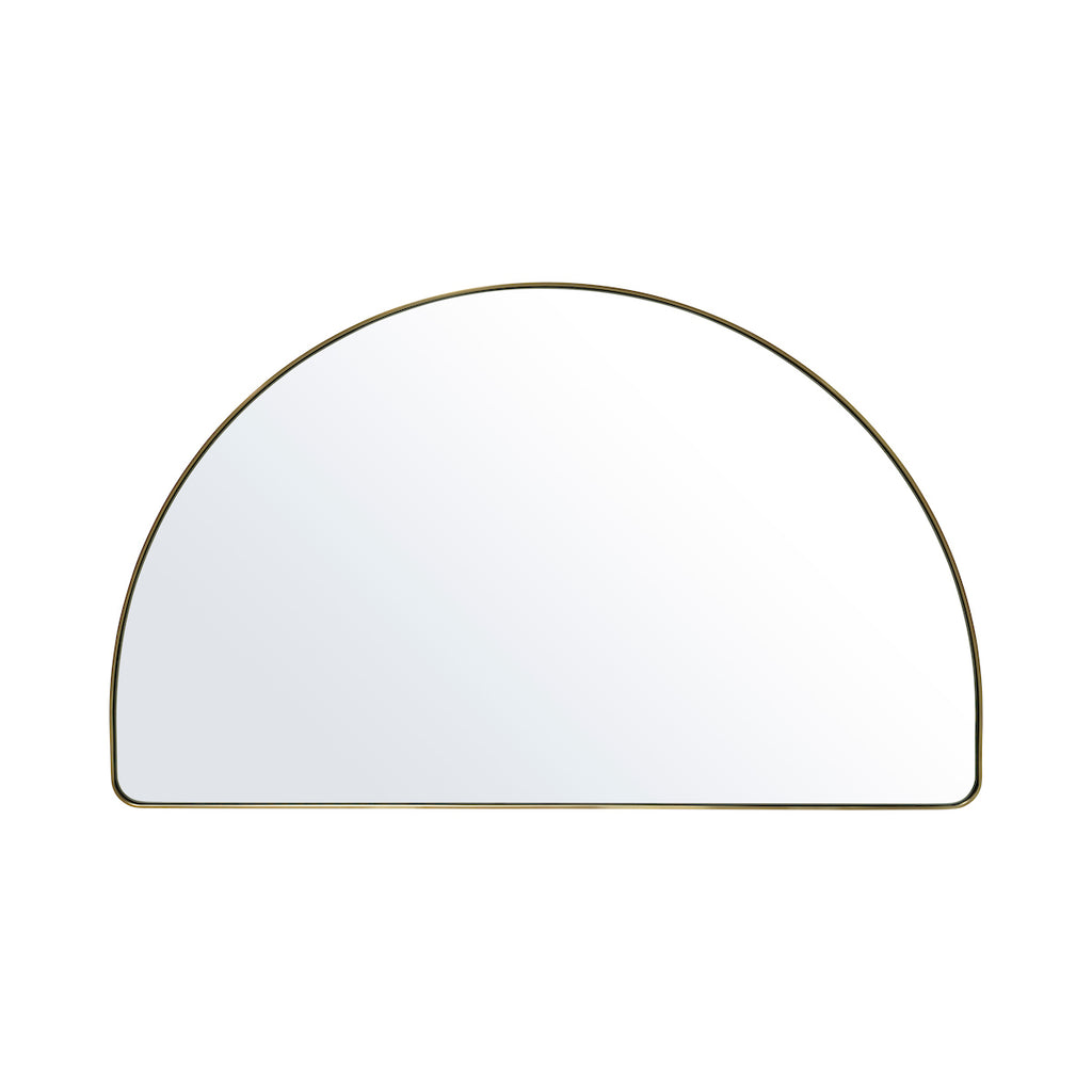 Studio XL Wide Wall Arch Mirror, Brass