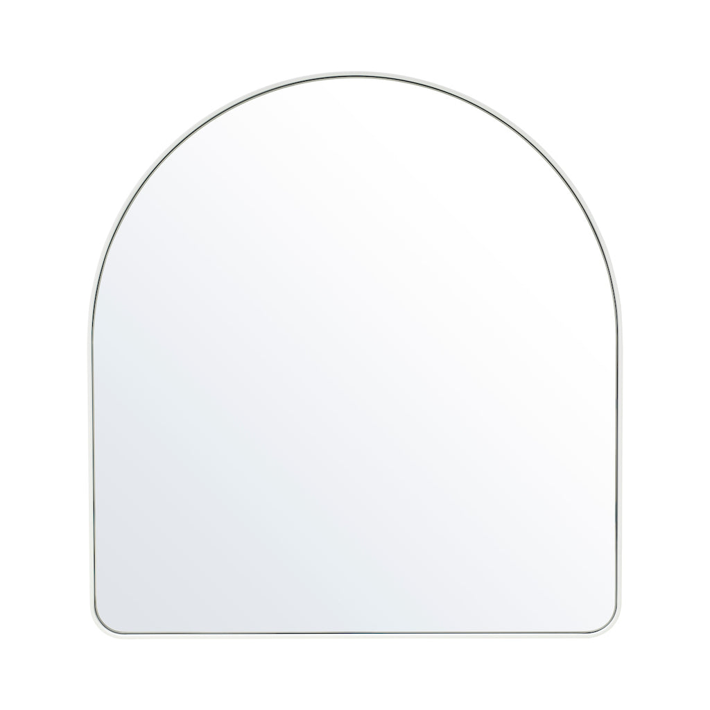 Studio Wall Arch Mirror, White