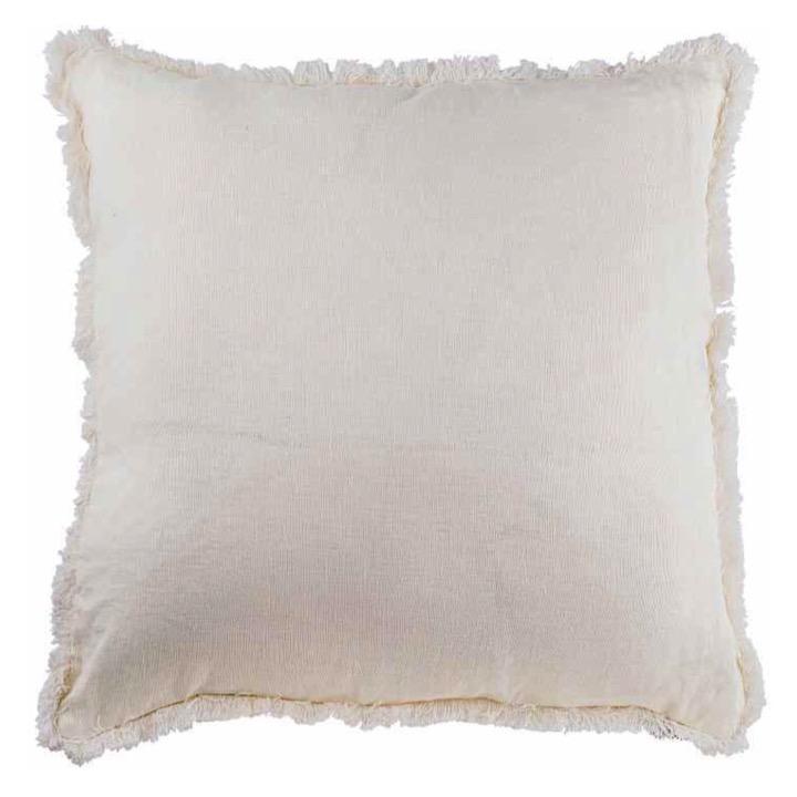 Eadie Cushions Luca Boho Cushion, White
