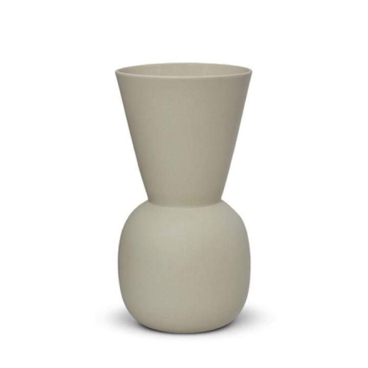 Marmoset Found Pots & Vases Cloud Bell Vase, Chalk White L