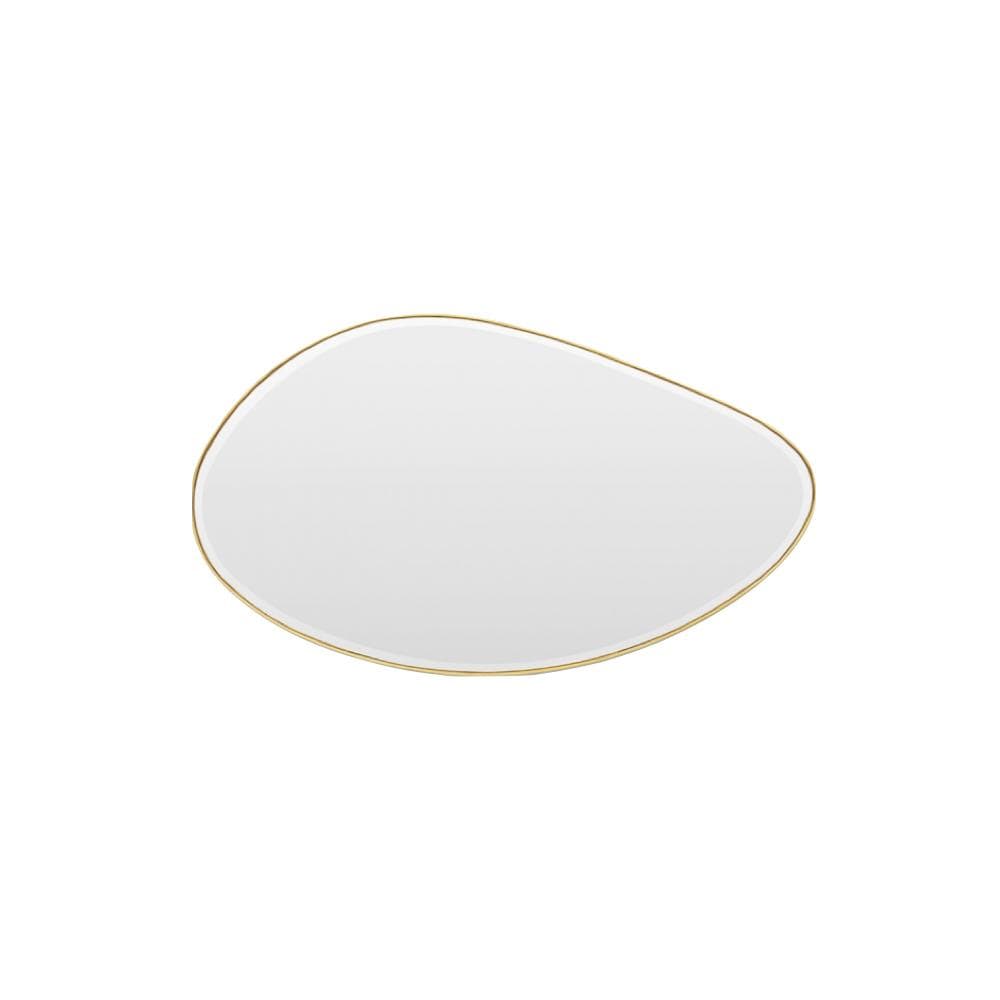 Warranbrooke Mirror Pebble Mirror 120x70, Brass