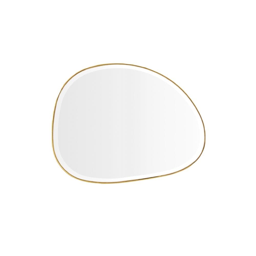 Warranbrooke Mirror Pebble Mirror 55x70, Brass